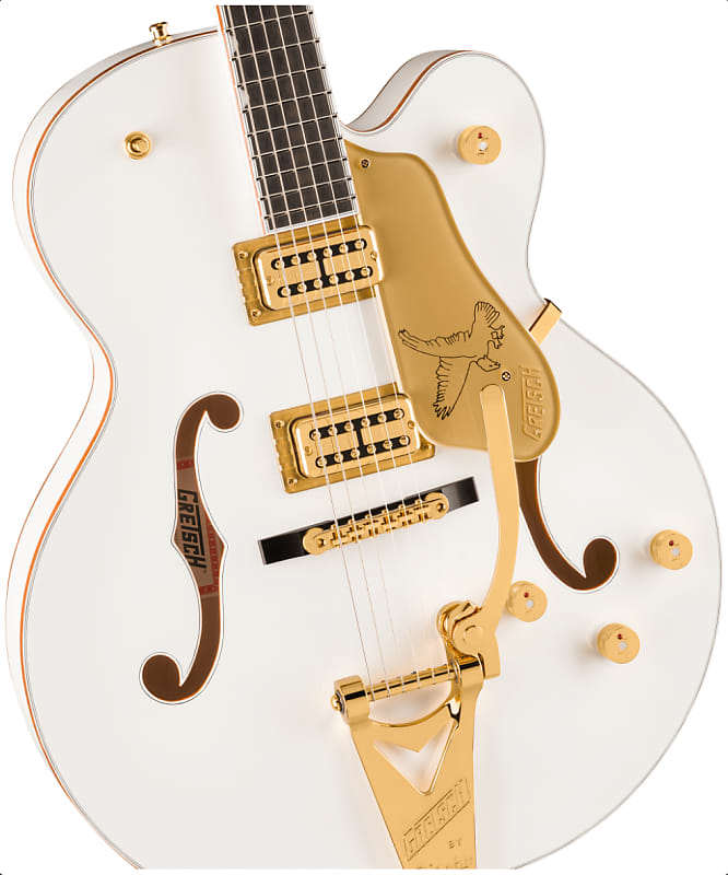 
                      
                        Gretsch Professional Collection Falcon Hollow Body with String-Thru Bigsby White 2024 w/OHSC
                      
                    