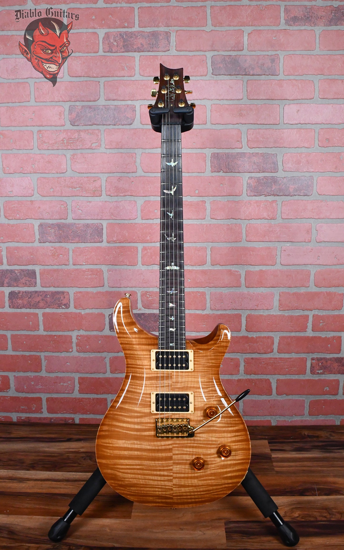 PRS Custom 24 Artist Package Flame Maple Top with Brazilian Rosewood Vintage Natural 2007 w/OHSC