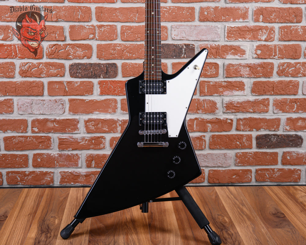 Gibson ’76 Reissue Explorer Ebony 1989 w/OHSC