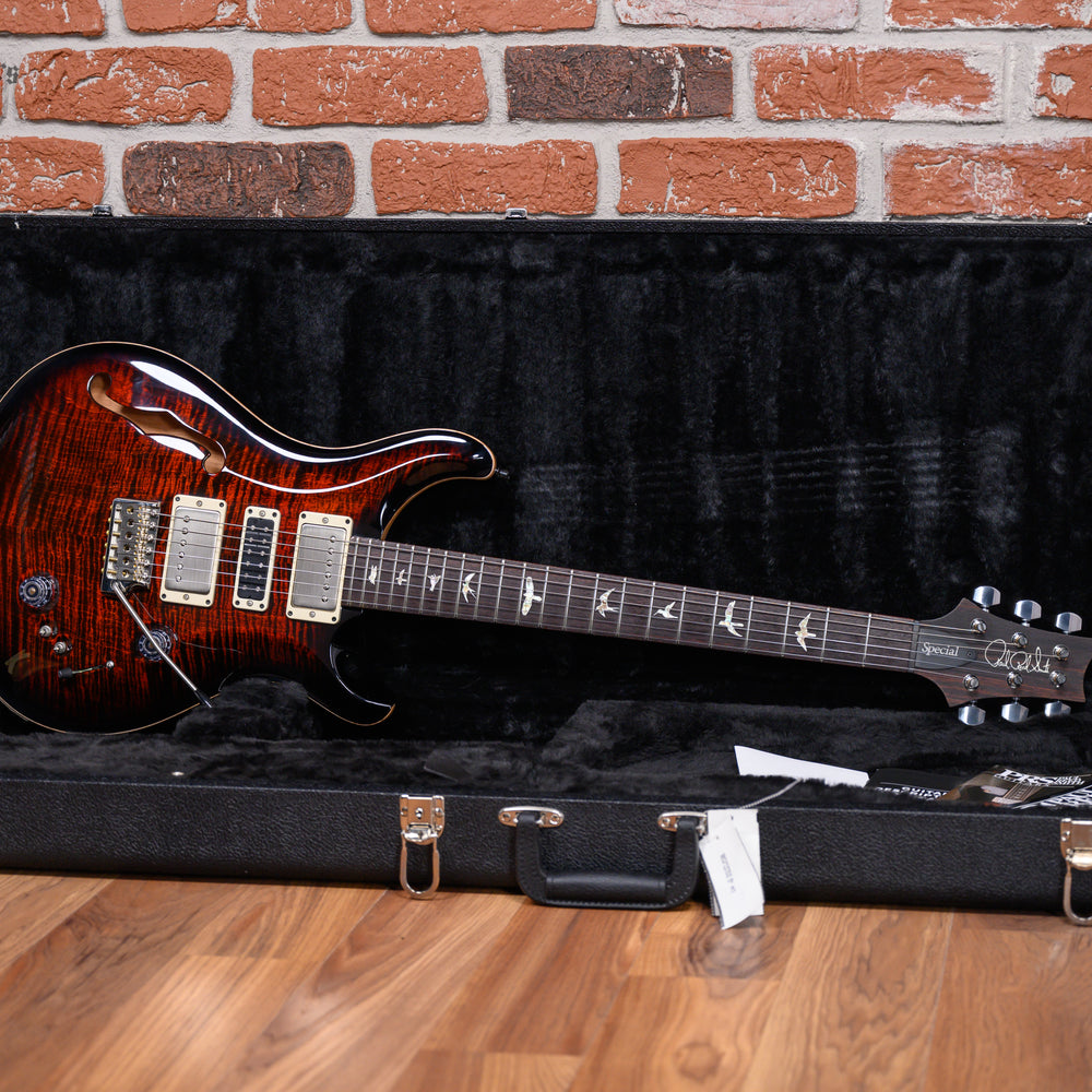 PRS Special Semi-Hollow Flamed Maple Top Black Cherry Burst 2022 w/OHSC