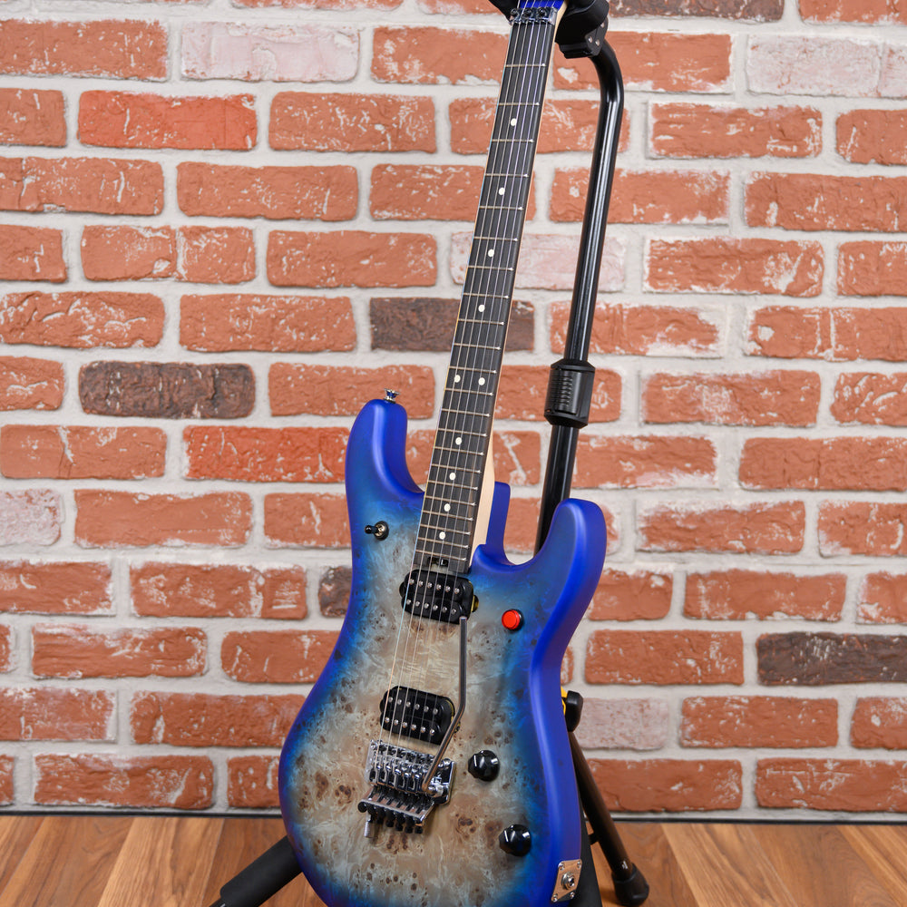 
                      
                        EVH 5150 Deluxe Poplar Burl Aqua Burst 2023 w/Gigbag
                      
                    