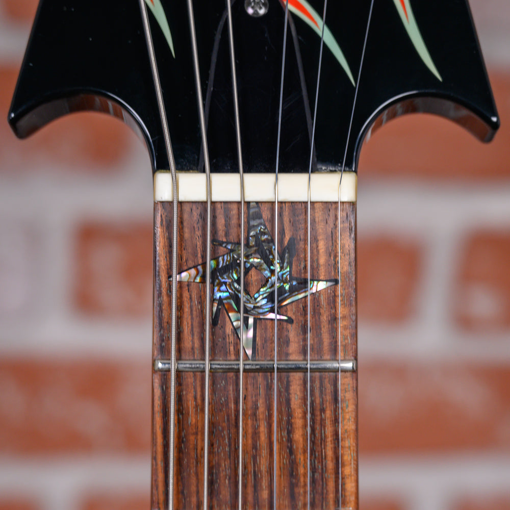 
                      
                        ESP Custom Shop James Hetfield JH-1 Black w/ Flame Graphic #003/200 Limited Edition 1997 w/OHSC
                      
                    