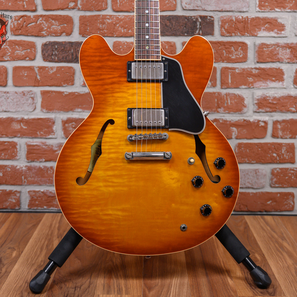 Gibson Memphis ES-335 Dot 1-Piece Figured Maple Top Light Burst 2002 w/OHSC