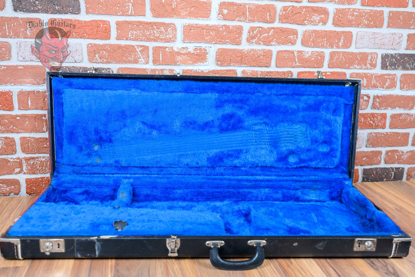 PRS Custom 22, 24 Case Pre-Production 1985, 1986, 1987 - Black With Blue Interior