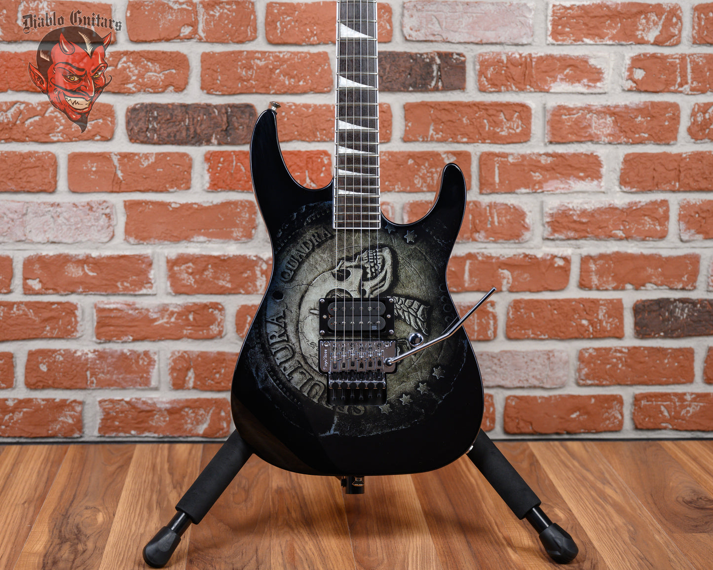 Jackson Pro Series Andreas Kisser Signature Quadra Graphic 2023 w/Jackson TSA Hardshell Case