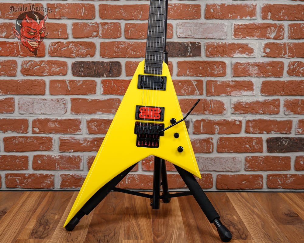 Jackson USA Custom Shop RR 2H FRU Rhoads Graffiti Yellow 2025 w/OHSC