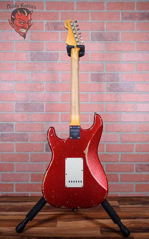 Fender Custom Shop West L.A. Music 40th Anniversary Stratocaster Red Sparkle Relic 2008 w/OHSC