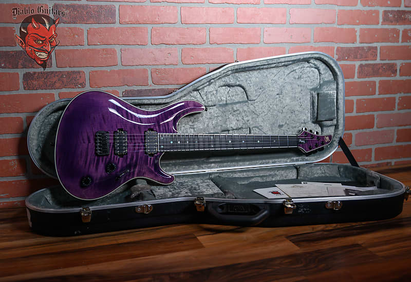 Mayones Regius Core 6 Flame Maple Top Trans Purple 2020 w/OHSC