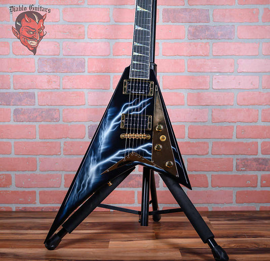 Jackson USA Custom Shop RR1T MAH Rhoads Built For Namm #300 Lighting Sky 2016 w/OHSC