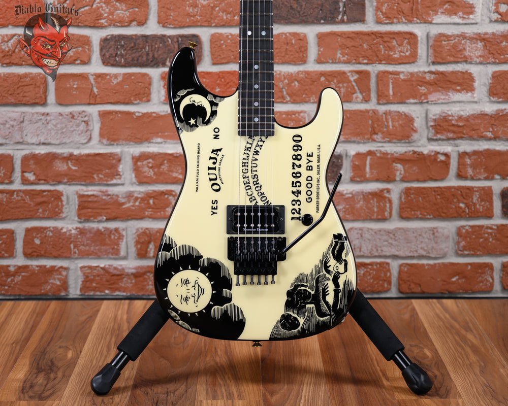 Charvel USA San Dimas 1H Glow-In-The-Dark Ouija by Dan Lawrence 2006 w/OHSC