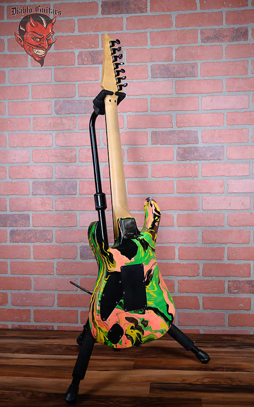 Ibanez UV77-MC ATD Steve Vai Signature Universe Multi-Color 1991 w/Hardshell Case