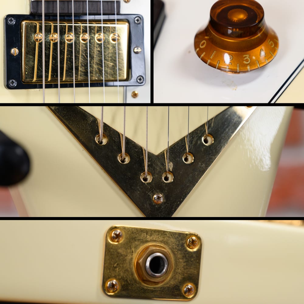 
                      
                        Gibson Reverse Flying V Classic White 2007 w/OHSC
                      
                    