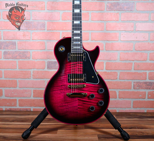 Gibson Custom Shop Les Paul Custom Figured Purple Widow Burst 2023 w/OHSC