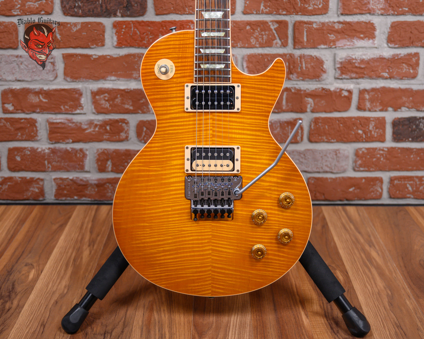 Gibson Custom Shop Les Paul Axcess Flamed Maple Top Iced Tea Burst 2012 w/OHSC