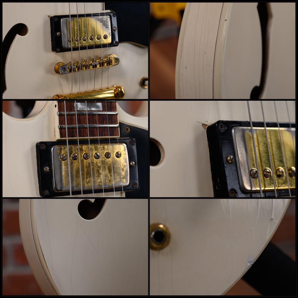 
                      
                        Gibson Custom Order One Off ES-335 Factory Alpine White 1968 w/OHSC
                      
                    