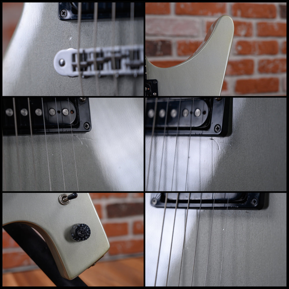 
                      
                        Gibson Limited Run Series Shark Fin #17 Silver Metallic Lacquer 2009 w/OHSC
                      
                    