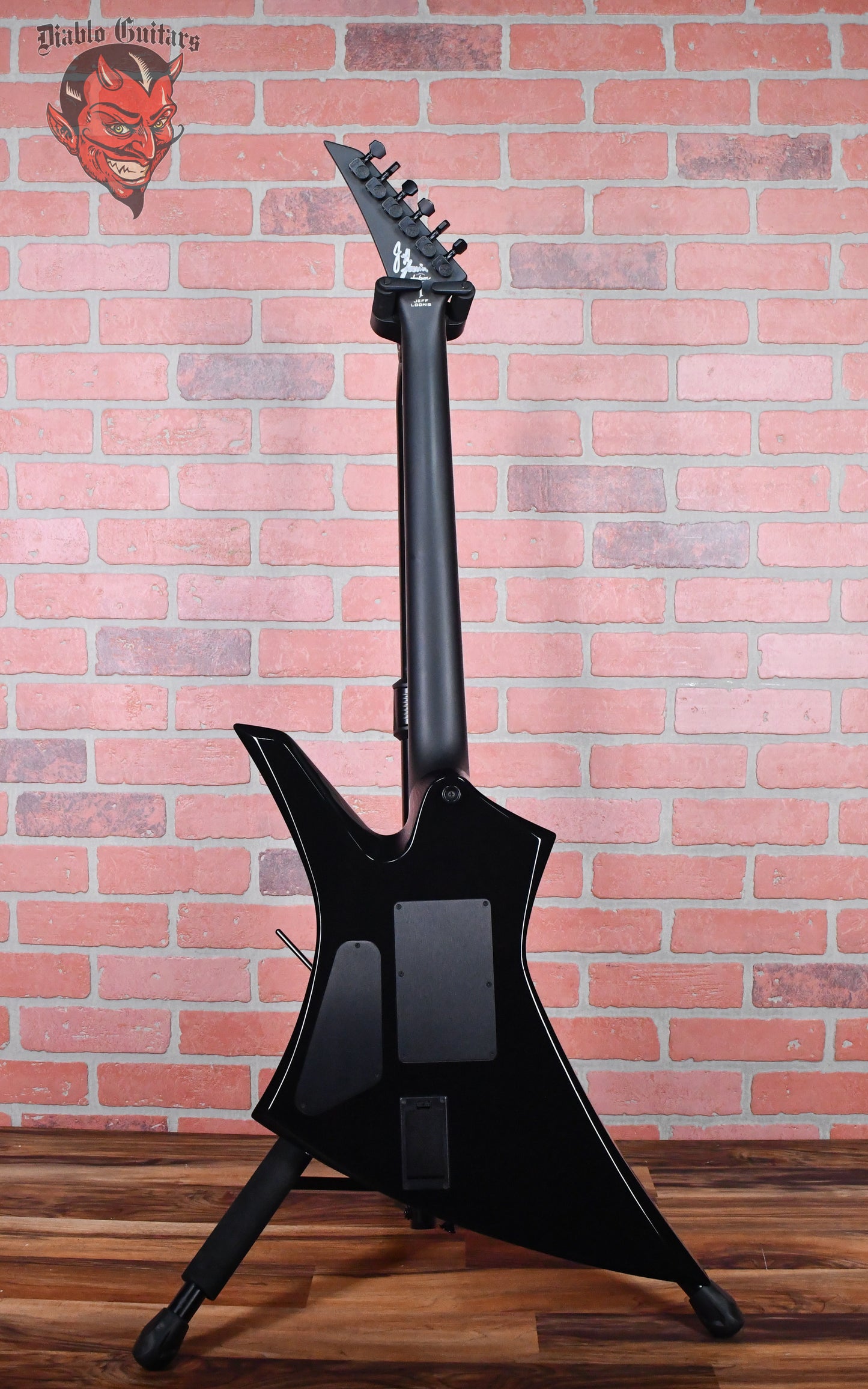 Jackson USA Series Jeff Loomis Signature Kelly 2022 Satin Black w/OHSC Signed by Jeff Loomis