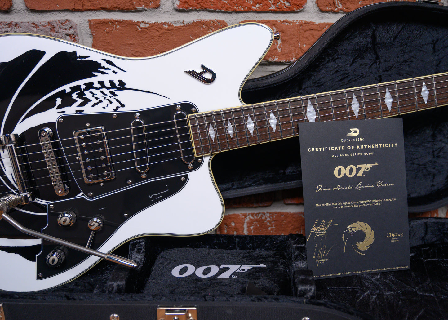 Duesenberg Limited Edition Alliance Series "James Bond" #3 of 75 White w/ 007 Graphic 2023 w/OHSC