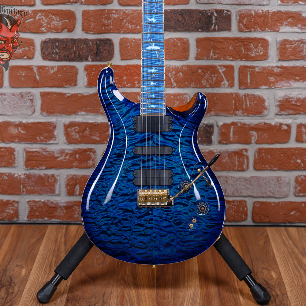 PRS Private Stock #10196 509 Quilt Maple Top Aquamarine Smoke Burst 2023 w/OHSC