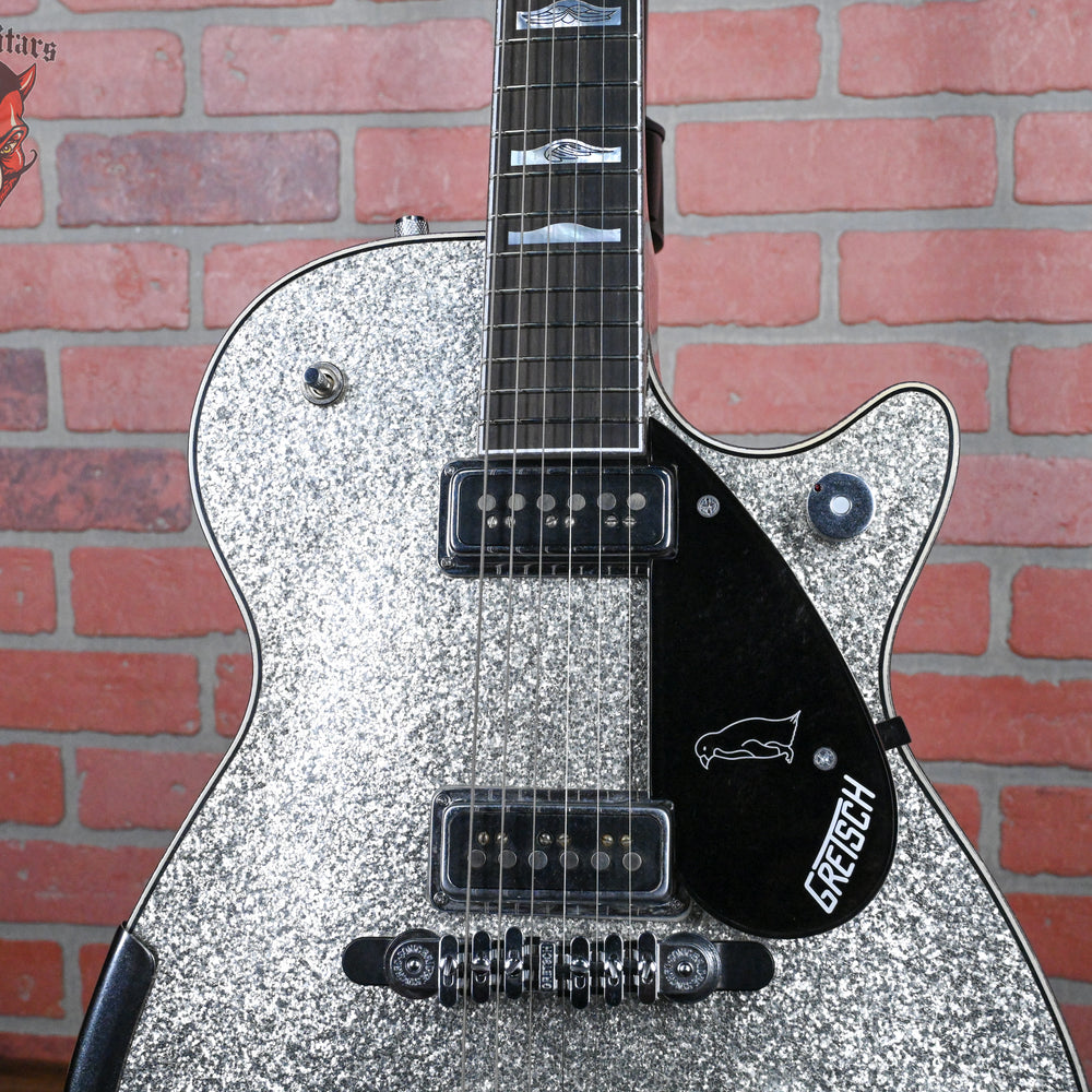 
                      
                        Gretsch USA Custom Shop G6124-55 ‘55 Penguin Master Built by Chad Henrichsen Silver Sparkle Drum Wrap Relic 2024 w/OHSC
                      
                    