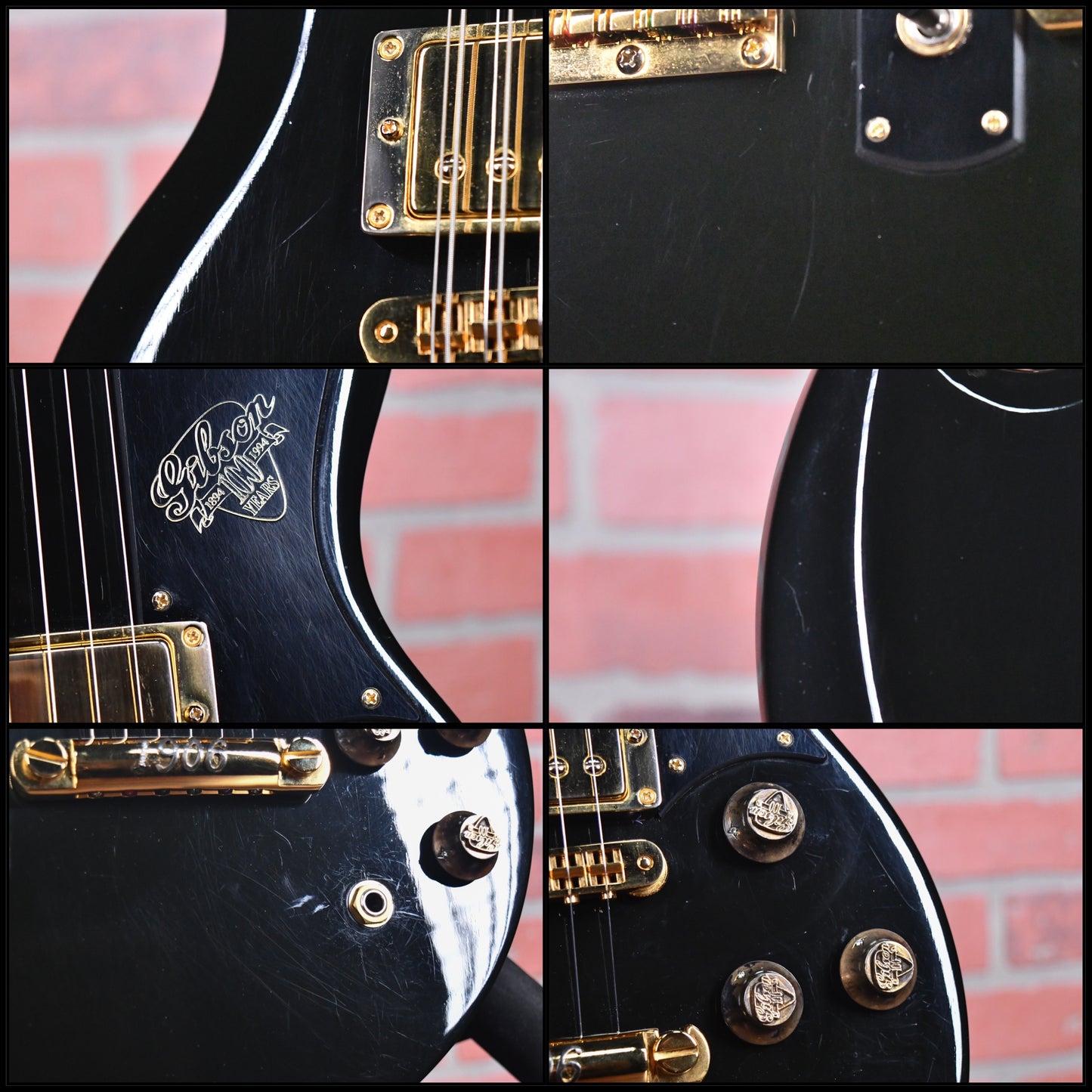 Gibson 100th Anniversary Centennial EDS-1275 Ebony 1994 w/OHSC