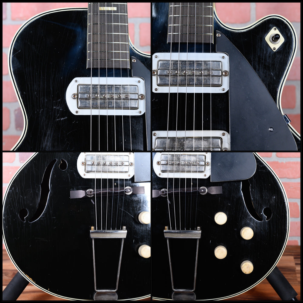 
                      
                        Silvertone Espanada H64 Black 1957 w/OHSC
                      
                    