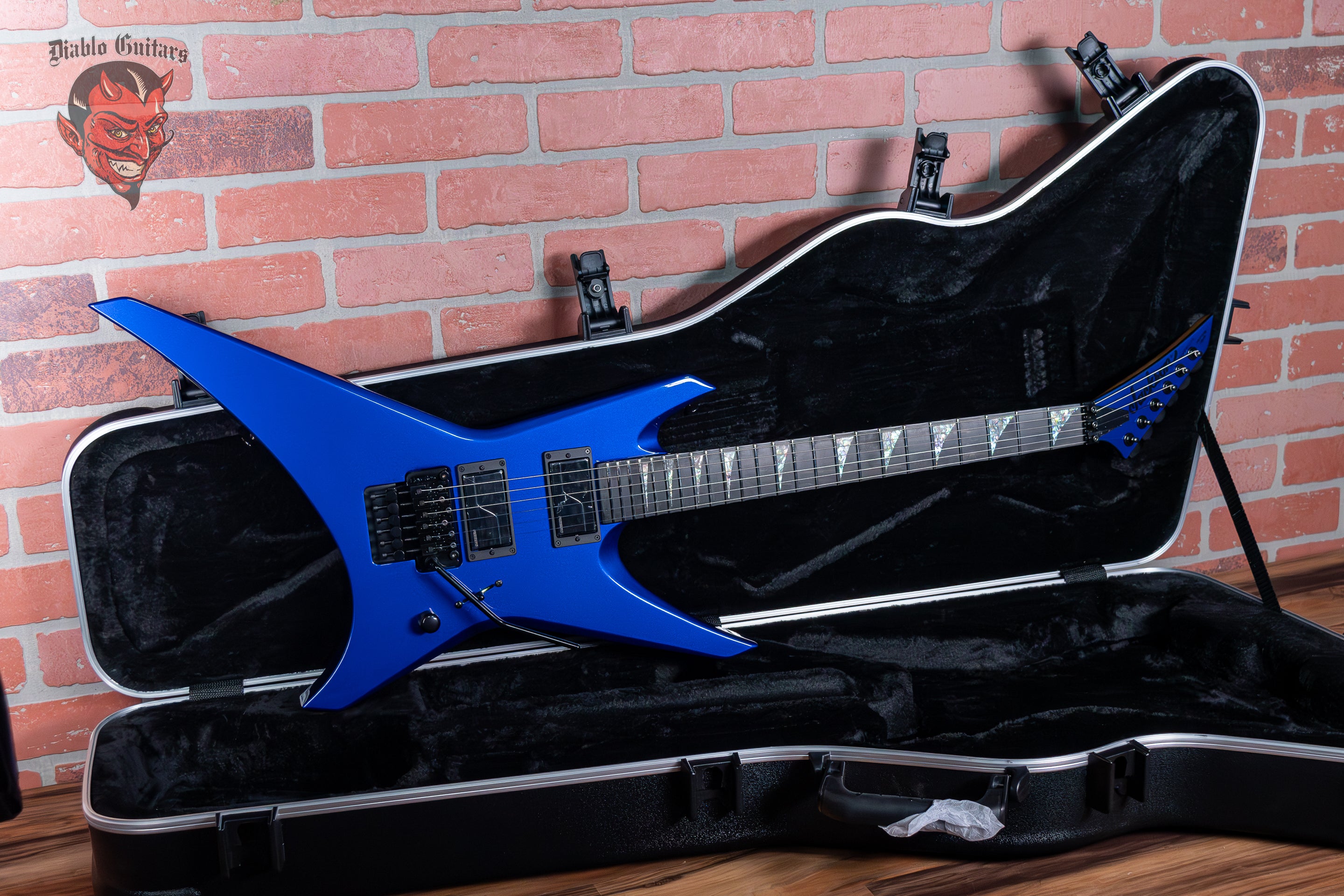 Jackson Custom Shop Special Edition Warrior WR2H FR 2024 Cobalt Blue Floyd Rose w/ OHSC COA