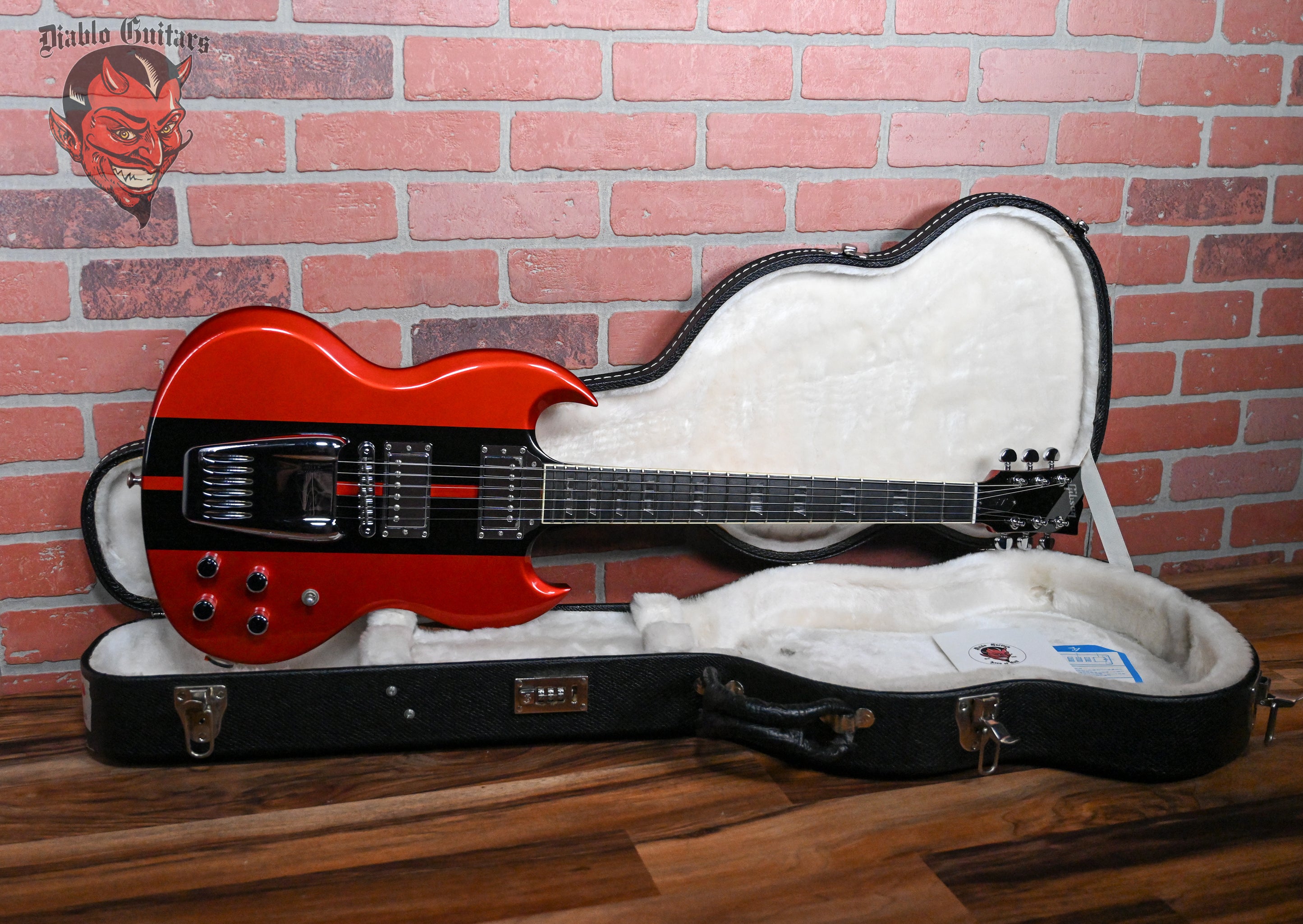 Gibson SG GT Candy Apple with Black Stripes 2007 w/OHSC