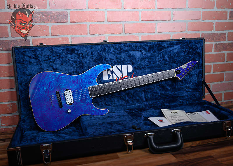 ESP USA Custom Shop M-I NTB NT Galaxy Blue Marble 2021 w/OHSC