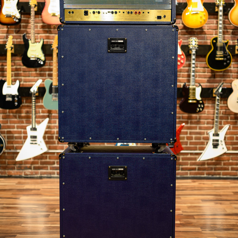 
                      
                        Marshall 6100 30th Anniversary Series 3-Channel 100-Watt Guitar Amp Head 1992 Blue w/ Matching 4x12 6960A & 6960B Cabs
                      
                    