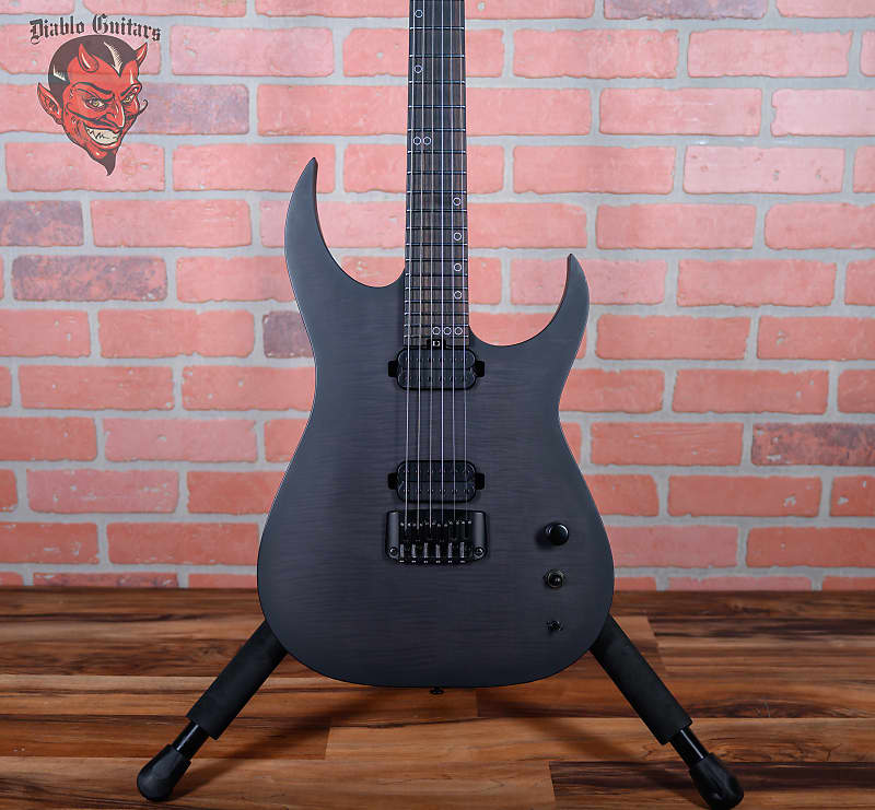 Schecter USA Custom Shop Keith Merrow KM-6 MK-III Pro Flame Maple Top Satin Transparent Black Pearl 2020 w/OHSC