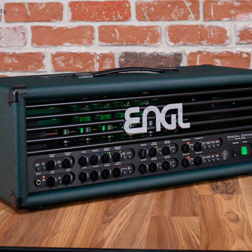 Engl Custom Shop Special Edition Founders Edition E670FE 5-Channel 100-watt all Tube Head with 6L6 Tubes Green Bronco