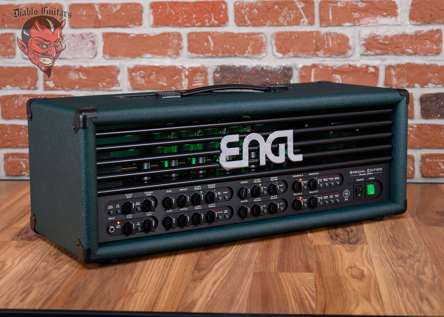 Engl Custom Shop Special Edition Founders Edition E670FE 5-Channel 100-watt all Tube Head with 6L6 Tubes Green Bronco