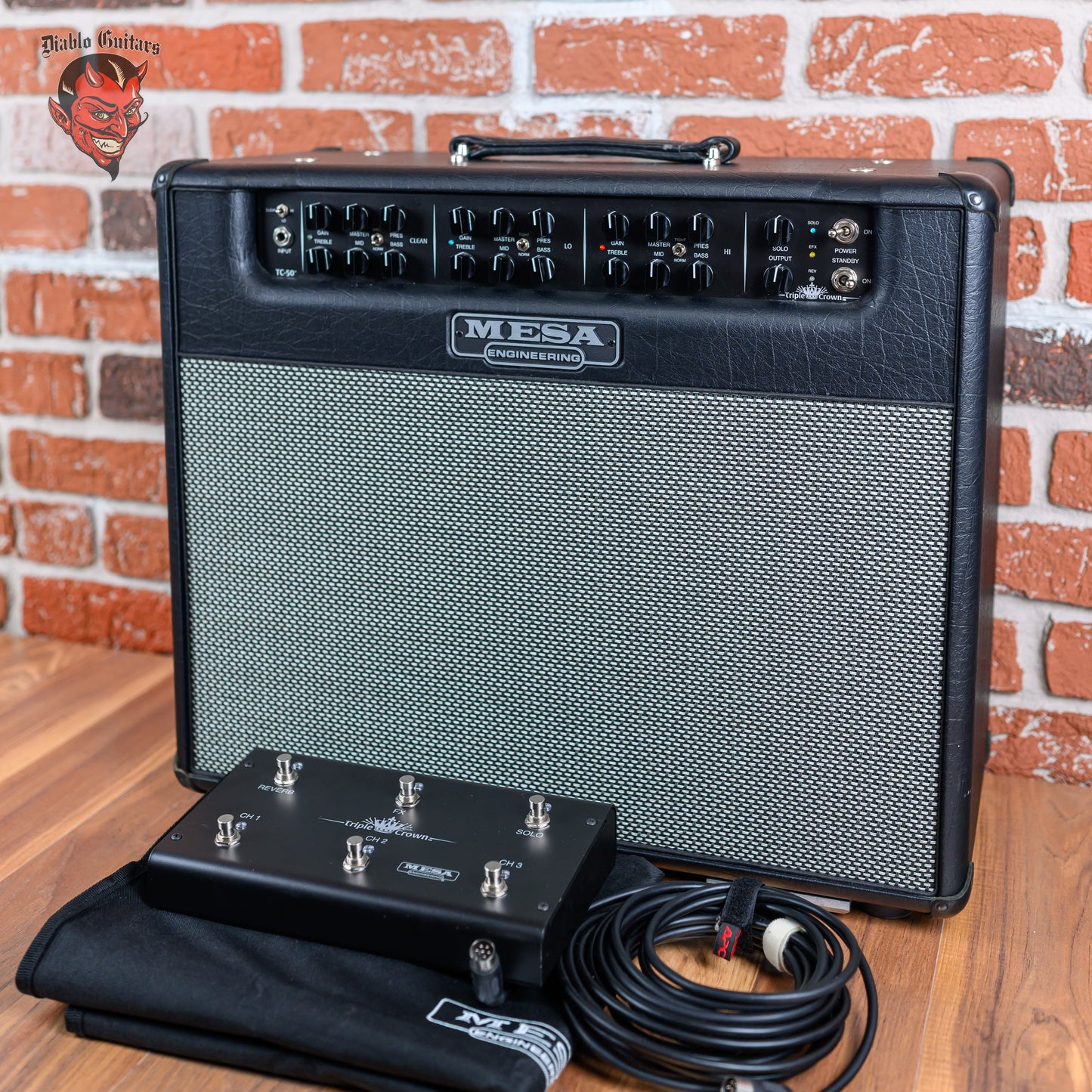 Mesa Boogie Triple Crown TC-50 3-Channel 50-Watt 1x12" Guitar Combo Black Taurus 2016