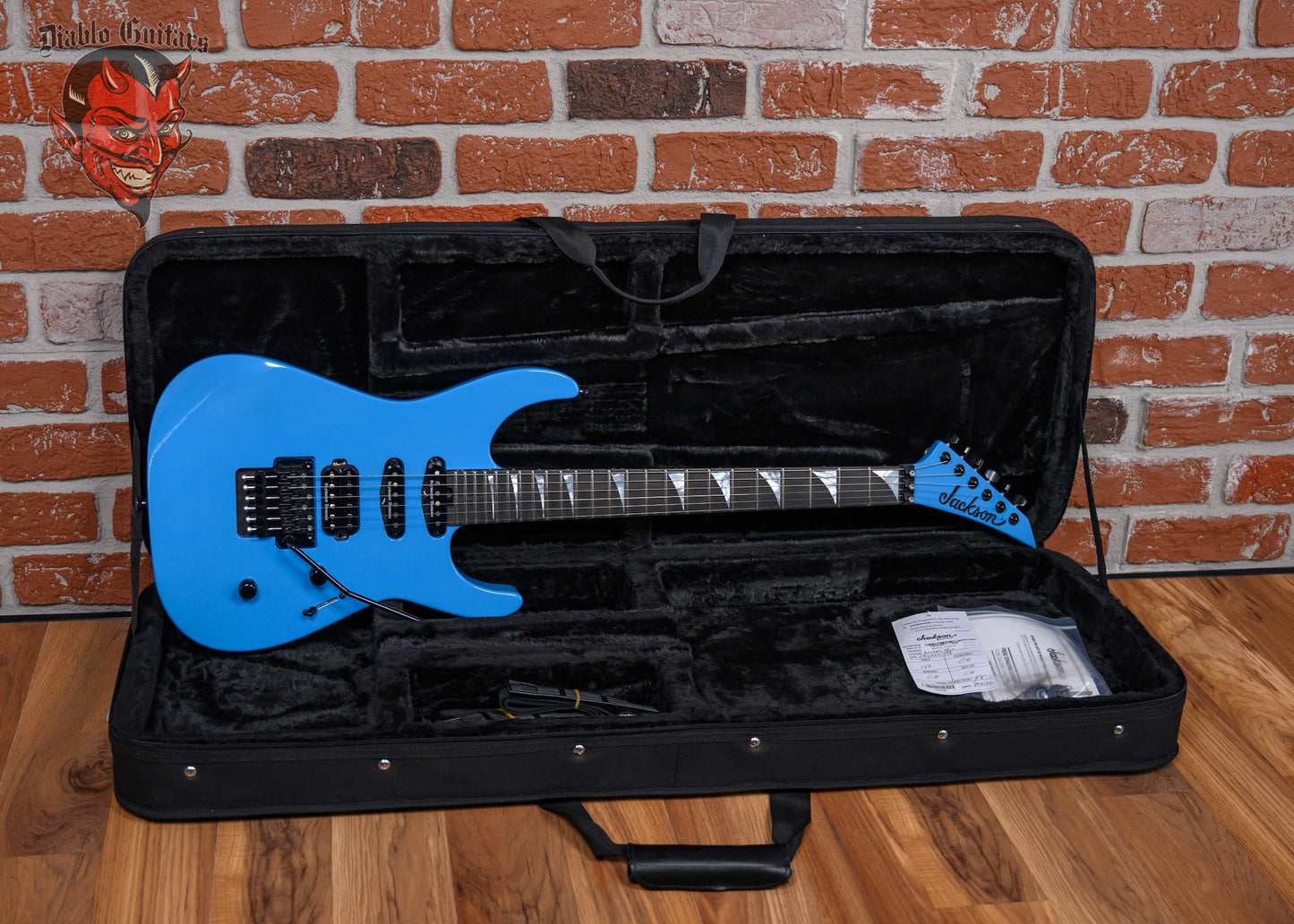 Jackson American Series Soloist SL3 Gloss Riviera Blue 2022 w/ Softshell Case (B-Stock)
