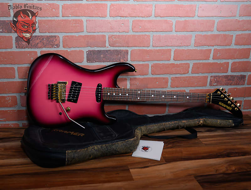 
                      
                        Kramer IK-IBF MIJ Pink Passion Burst 1988 w/OHSC
                      
                    