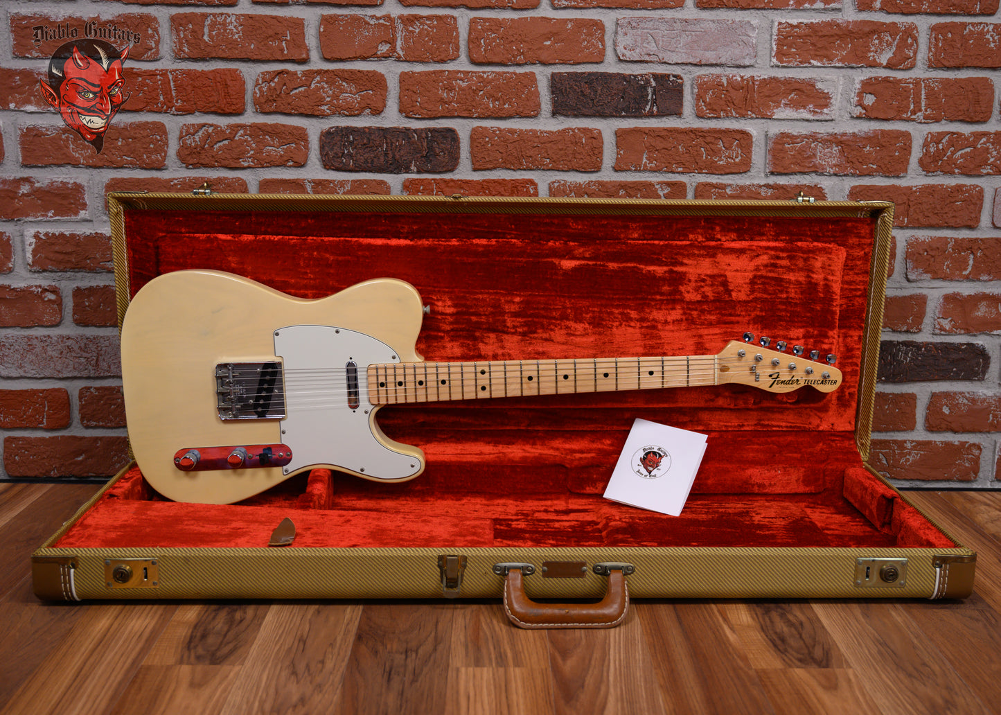 Fender Telecaster Blonde 1976 w/Hard Shell Case