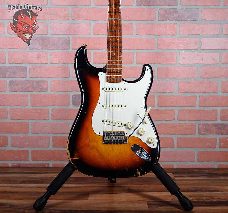 Fender Custom Shop Limited Edition Namm D-Mag Stratocaster 3-Color Sunburst Relic 2017 w/OHSC