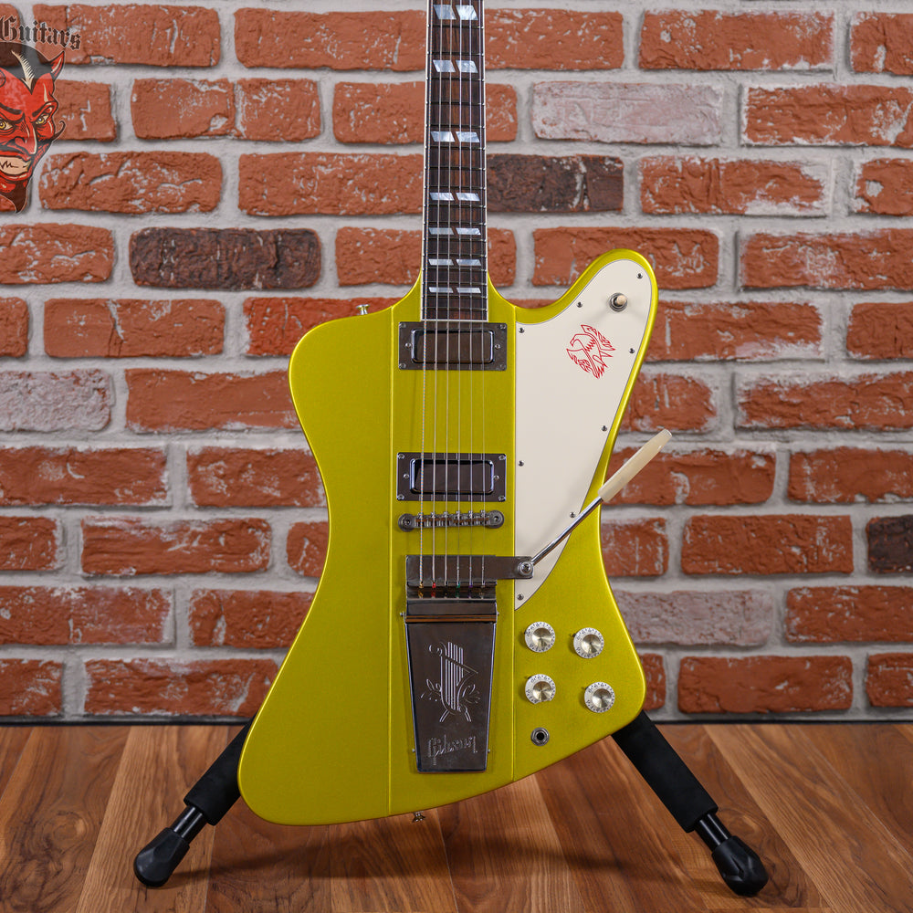 
                      
                        Gibson Custom Art & Historic Reverse Firebird HSF-5 Maestro Lime Green Metallic 2001 w/OHSC
                      
                    