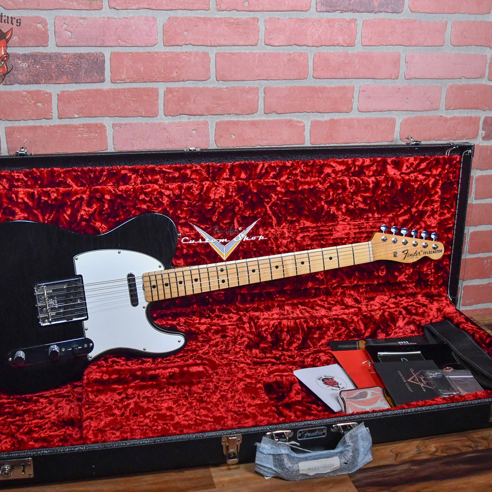 Fender Custom Shop 68 Telecaster LCC “Chicago Special” Closet Classic Aged Black Over Blue Floral 2022 w/OHSC