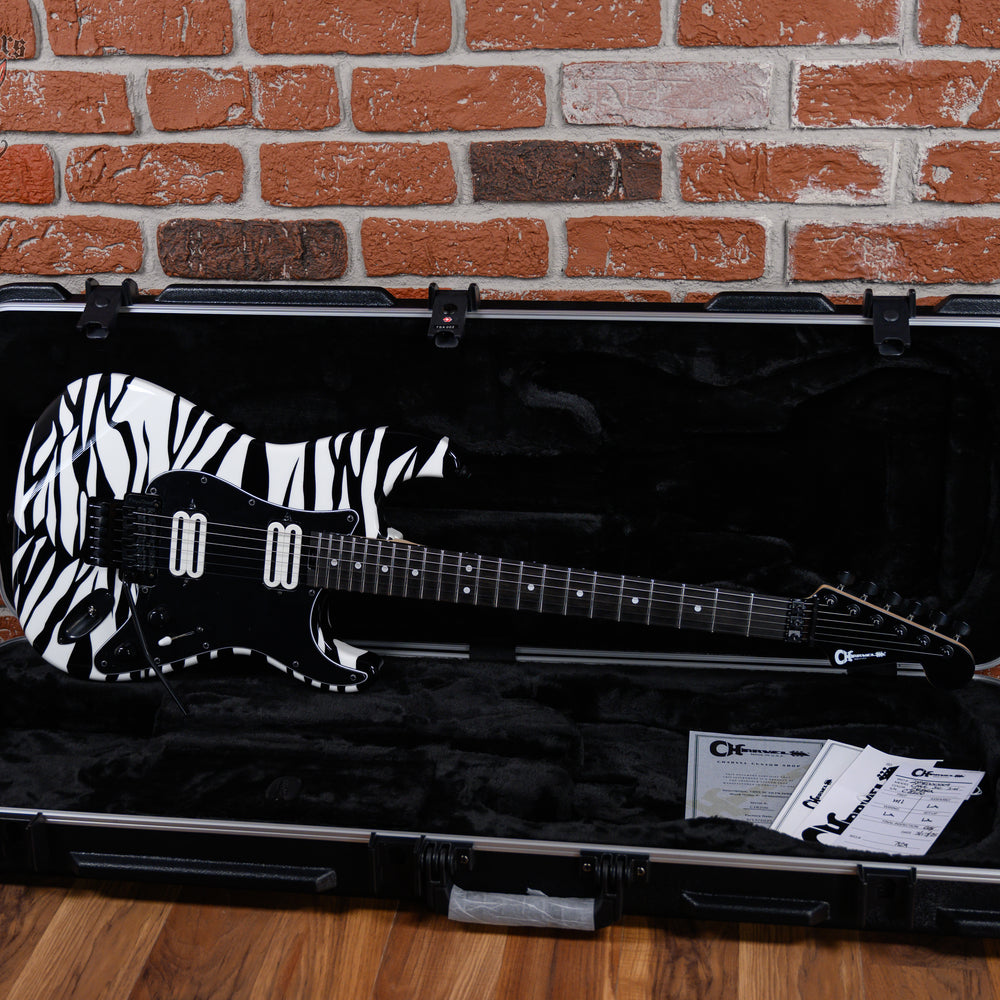 
                      
                        Charvel USA Custom Shop Special Edition SO Cal Hand Painted Zebra Graphic By Dan Lawrence 2025 w/OHSC
                      
                    