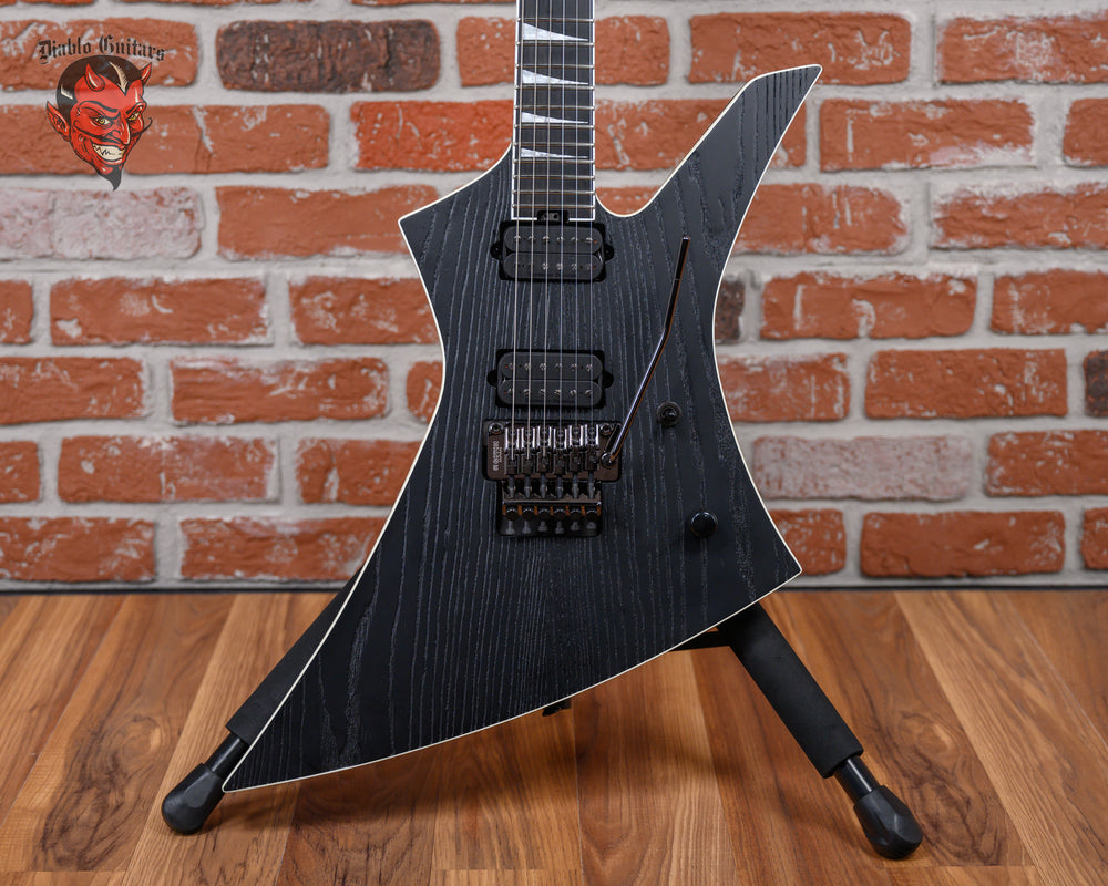 Jackson Pro Series Signature Jeff Loomis Kelly Ash Black 2023 w/Jackson TSA Hard Shell Case