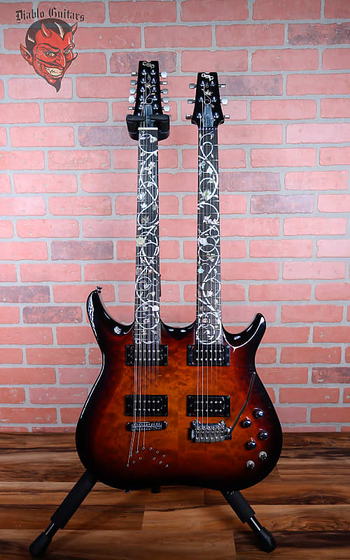 
                      
                        GMP Elite Double Neck 2 of 2 Made 2-Color Sunburst 1994 w/OHSC
                      
                    