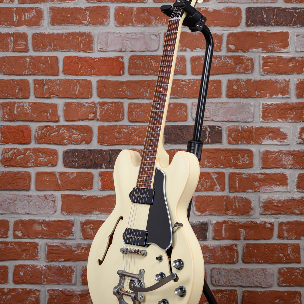 
                      
                        Gibson Custom Shop Artist Model Tamio Okudo Limited Edition 1959 ES-330 #130 Classic White VOS 2016 w/OHSC
                      
                    