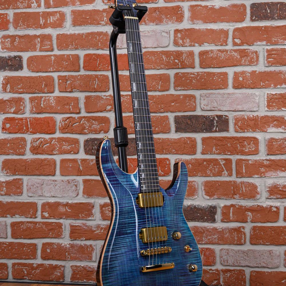 ESP Custom Shop CTM NT FM Horizon Flame Maple Top Indigo Purple 2024 w ...