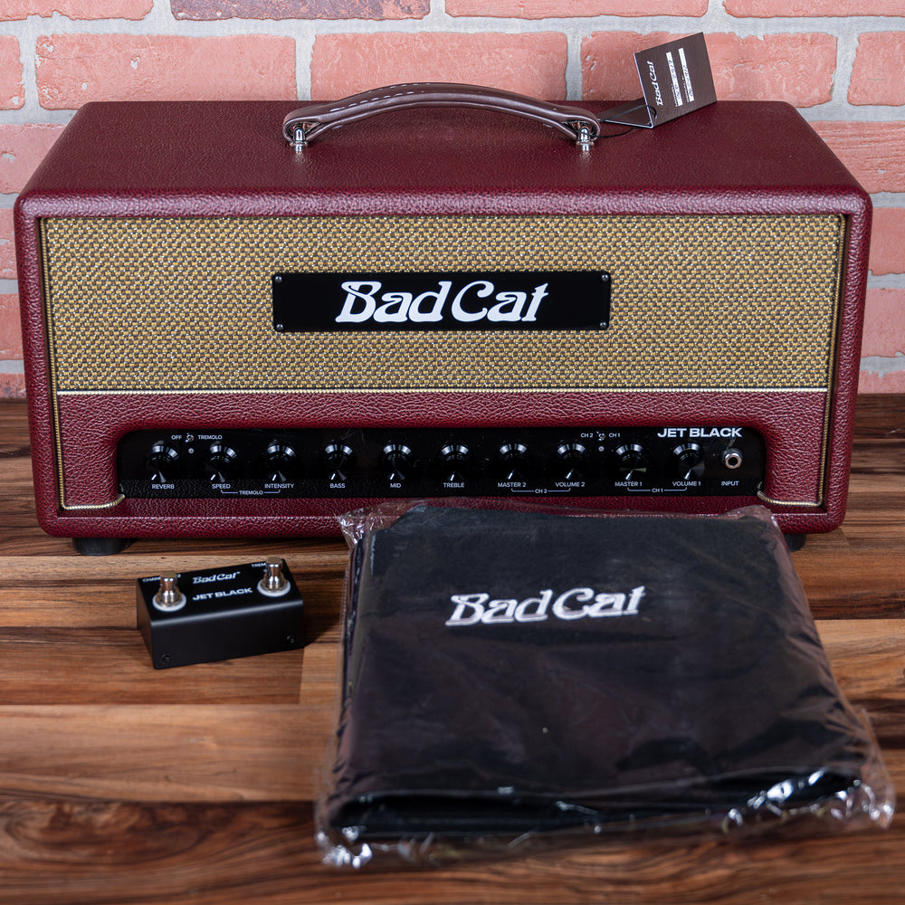 
                      
                        Bad Cat Custom Jet Black 2-Channel 38-Watt Amp Head 2024 - Chianti Bronco
                      
                    