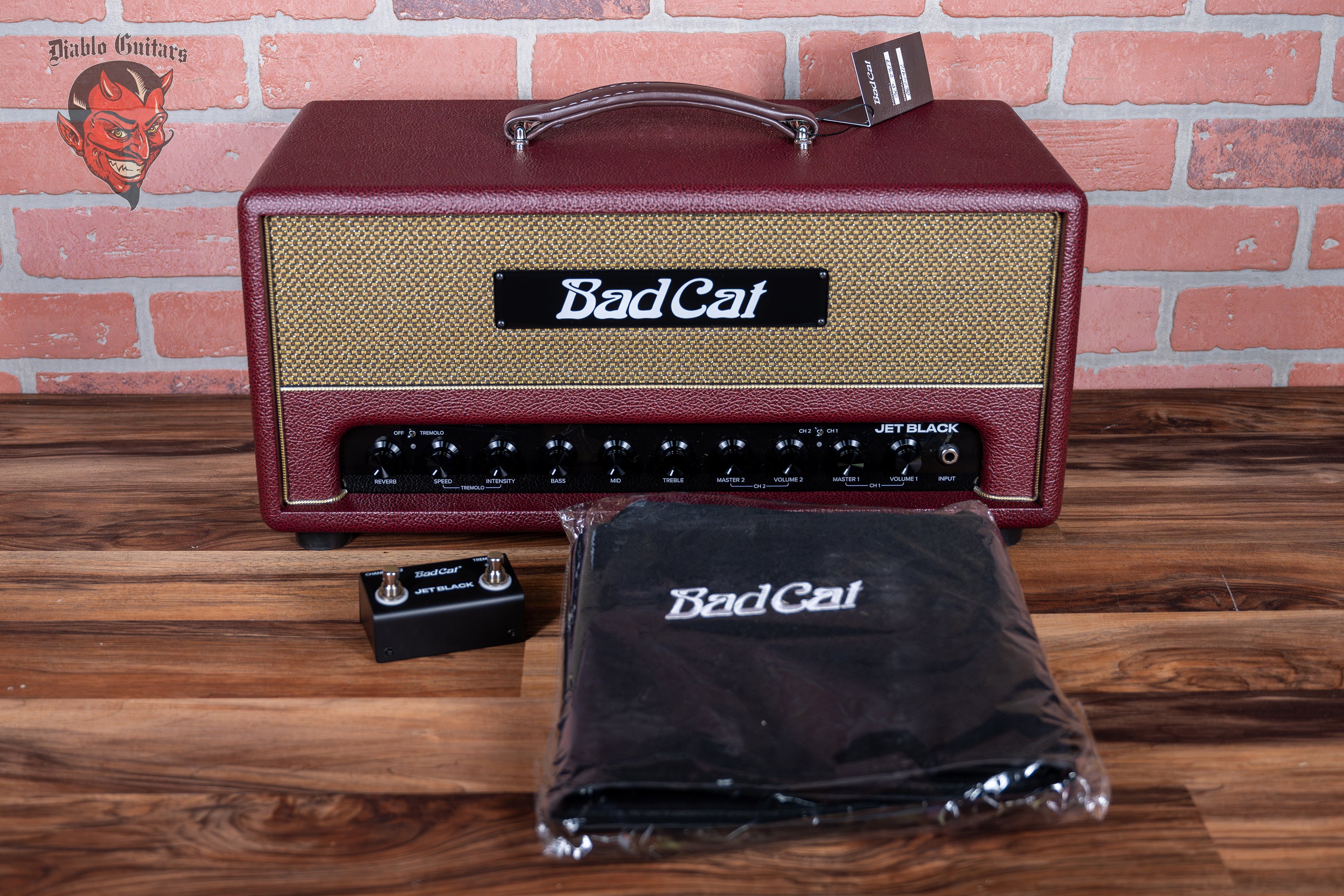 Bad Cat Custom Jet Black 2-Channel 38-Watt Amp Head 2024 - Chianti Bronco