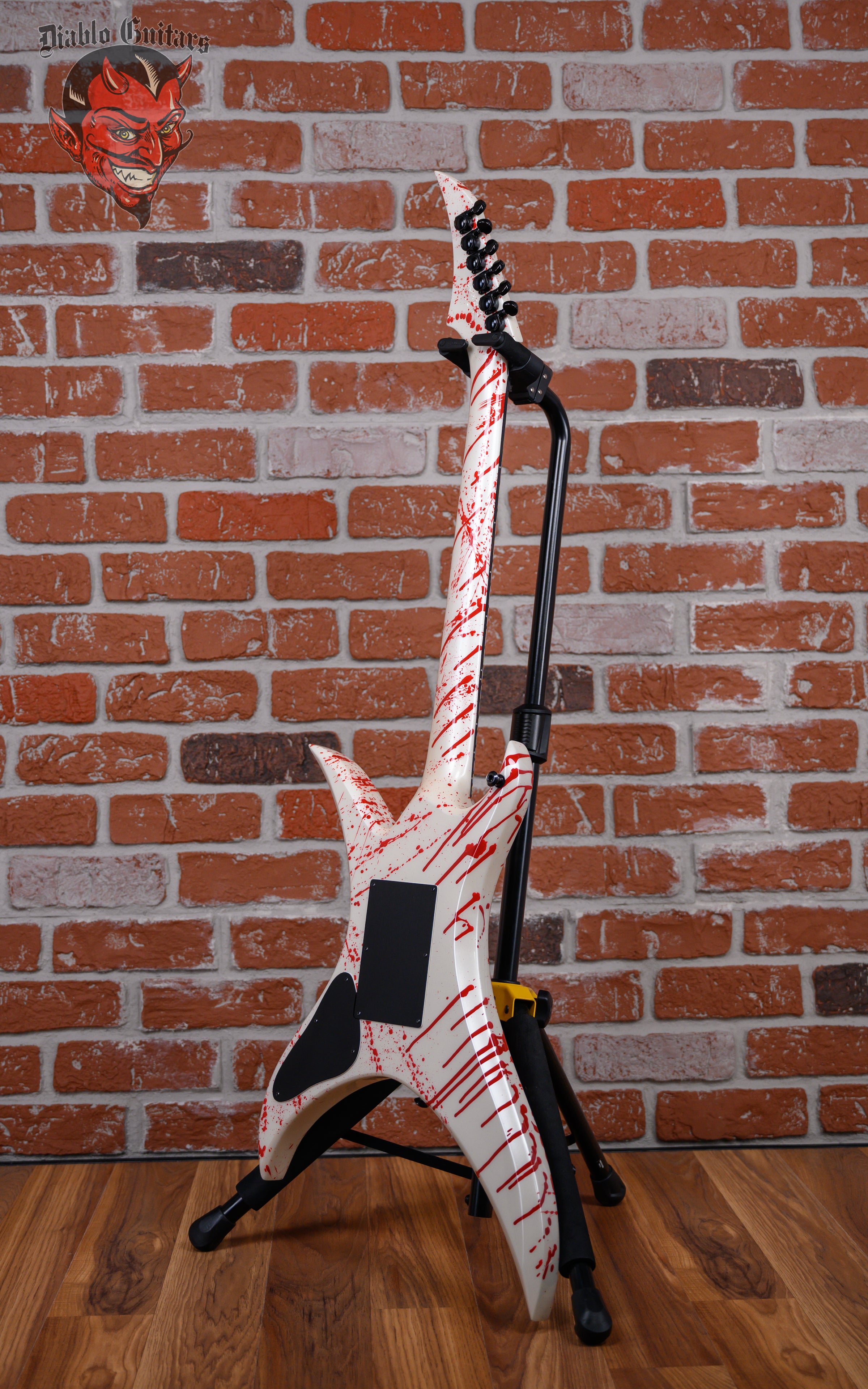 Neal Moser USA Custom Shop Raven Built For NAMM Pearl White Blood