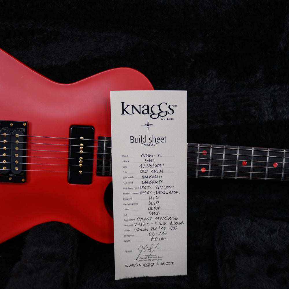 
                      
                        Knaggs Kenai T3 Red Satin 2017 w/OHSC
                      
                    
