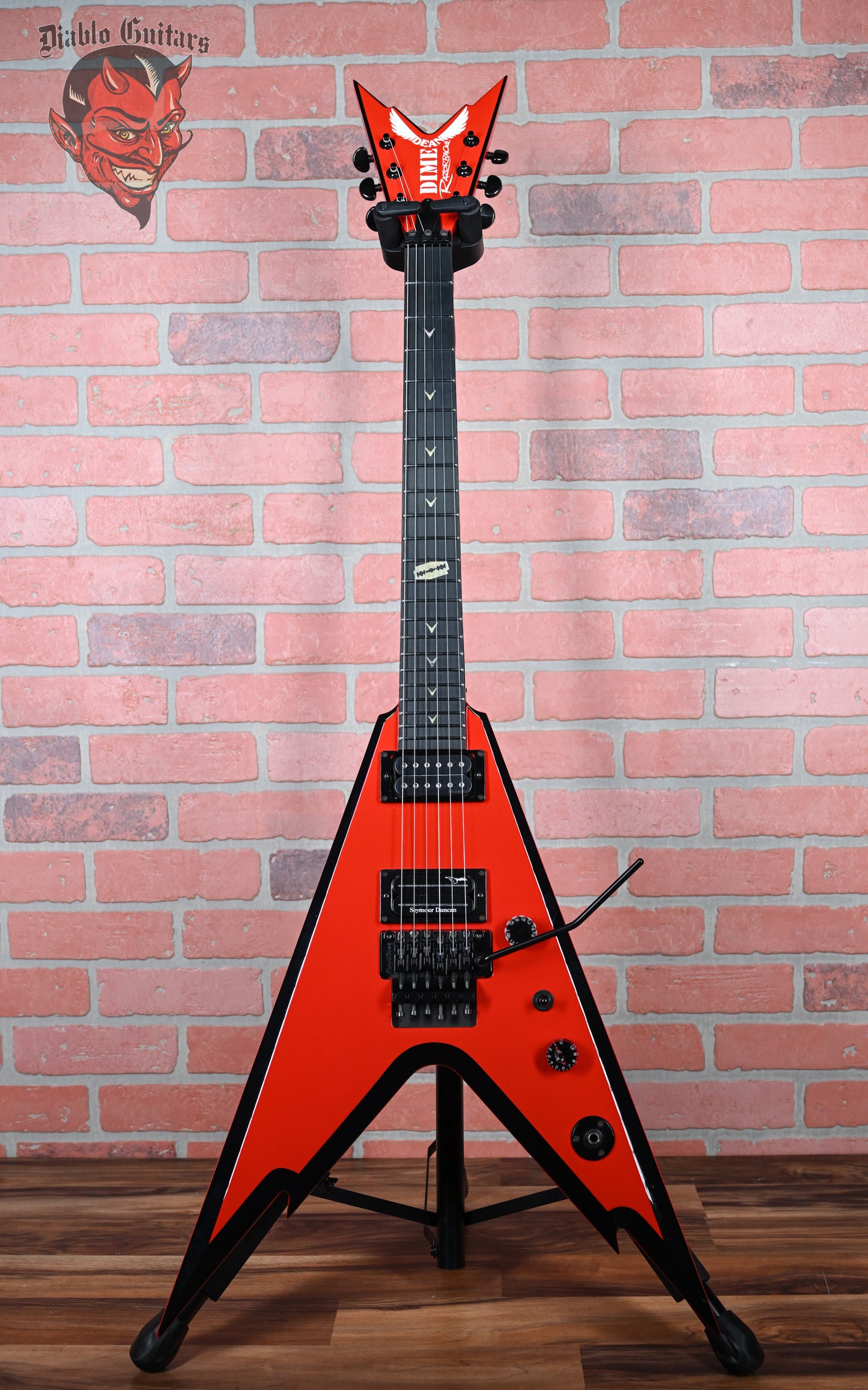 Dean USA Dime Razorback V Red with Black Bevels 2007 w/OHSC